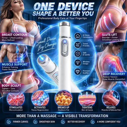 Mresio® ULTRASONIC SHOCK WAVE BODY REMODELING SYSTEM——Enhances bust and lifts buttocks. Fuel Muscle Growth.Boost Circulation. Relieve Pain.