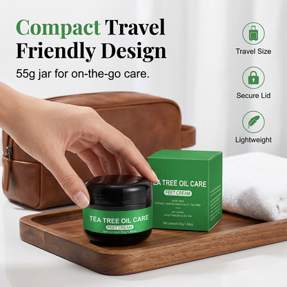 👣🔥 Buy 3 Get 1 Free! 🌿 Natural Tea Tree Oil Foot Care ✨ Refreshing, Nourishing & Gentle Daily Care for Soft, Smooth Feet 💚