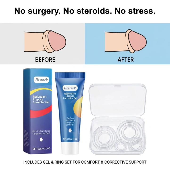 Buy 1 Get 1 Free | Alcuras® Gentle Foreskin Corrector Gel – Soothing, Natural Relief