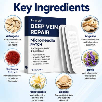 🔥LAST DAY 70% OFF-Alcuras® Deep Vein Repair Microneedle Patch