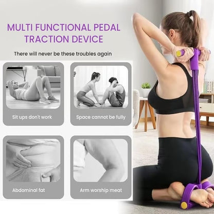 🔥50% OFF🔥💪 8-Tube Resistance Bands Set – Multifunction Tension Rope for Full-Body Workout, Strengthen Arms Legs Core, Foam Handles, Portable – Home Gym, Yoga, Stretching (21 Resistance Levels)