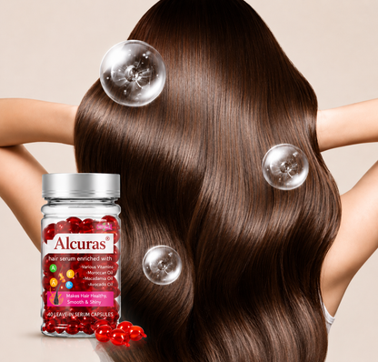 🥳2026 HOT SALE🥳💞50K+ SOLD!🌿🧖‍♀️ 50% OFF! Alcuras®Hair Treatment Serum with Moroccan Oil – Vitamin-enriched, repairs damage. Tames frizz, adds radiant shine. Perfect for daily care. Your hair's best friend. 🎁💆‍♀️