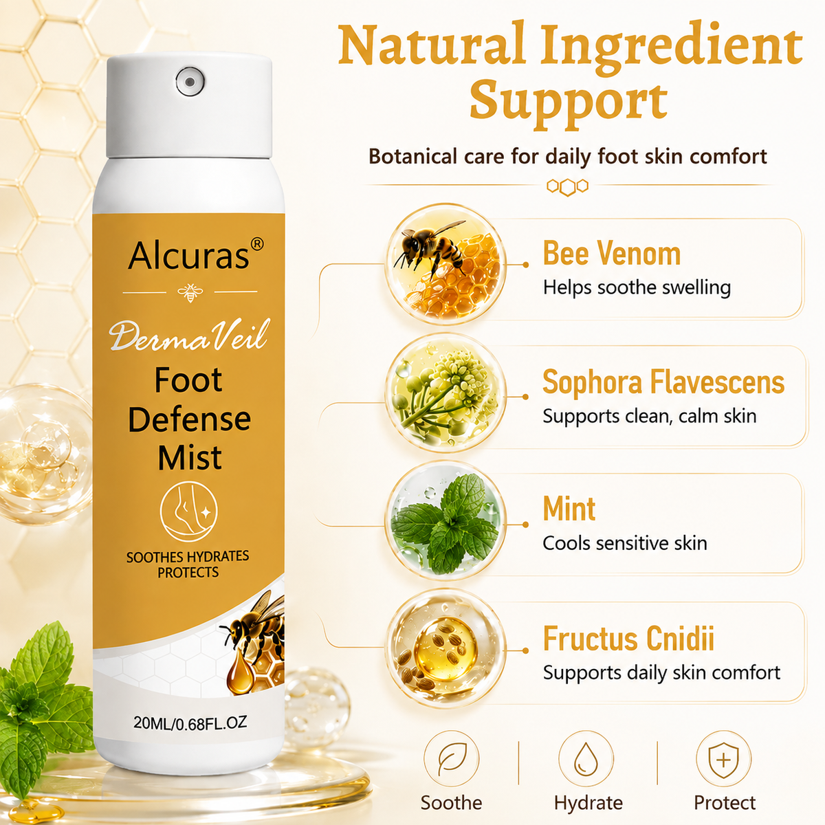 Alcuras® DermaVeil Foot Defense Mist2