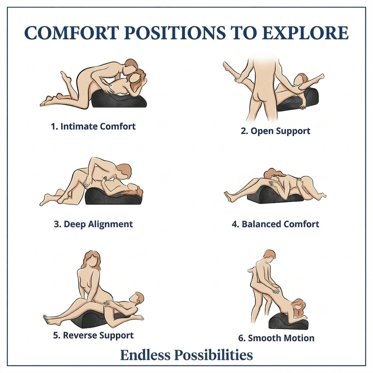 1 Intimacy Support Pillow – Comfort for Every Position