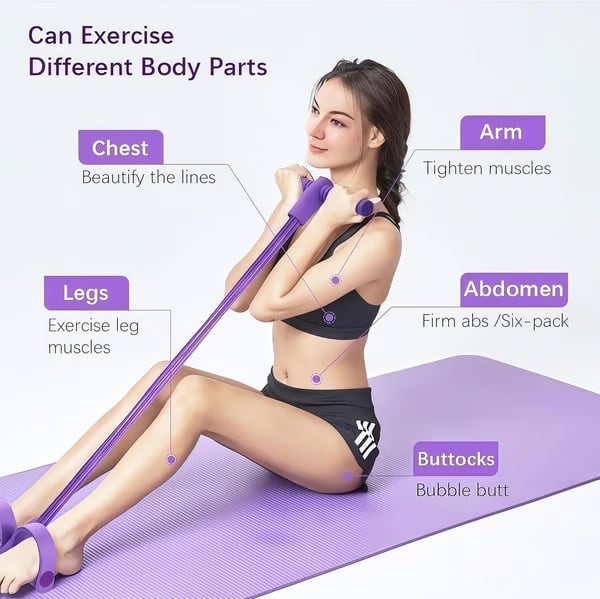 🔥50% OFF🔥💪 8-Tube Resistance Bands Set – Multifunction Tension Rope for Full-Body Workout, Strengthen Arms Legs Core, Foam Handles, Portable – Home Gym, Yoga, Stretching (21 Resistance Levels)