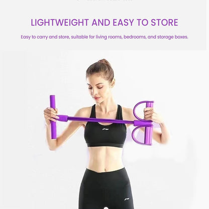🔥50% OFF🔥💪 8-Tube Resistance Bands Set – Multifunction Tension Rope for Full-Body Workout, Strengthen Arms Legs Core, Foam Handles, Portable – Home Gym, Yoga, Stretching (21 Resistance Levels)