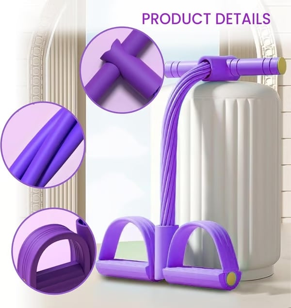 🔥50% OFF🔥💪 8-Tube Resistance Bands Set – Multifunction Tension Rope for Full-Body Workout, Strengthen Arms Legs Core, Foam Handles, Portable – Home Gym, Yoga, Stretching (21 Resistance Levels)