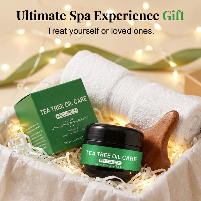 👣🔥 Buy 3 Get 1 Free! 🌿 Natural Tea Tree Oil Foot Care ✨ Refreshing, Nourishing & Gentle Daily Care for Soft, Smooth Feet 💚