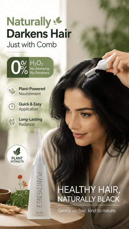 Plant-Based Comb Hair Dye