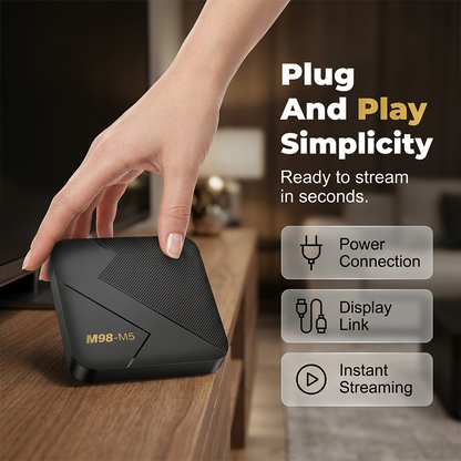 📺✨ 50% OFF! 4K Android TV Box with Bluetooth – Stunning 4K HDR picture, USB port & smooth streaming. Easy set‑up – plug in & enjoy! 🎬🔥