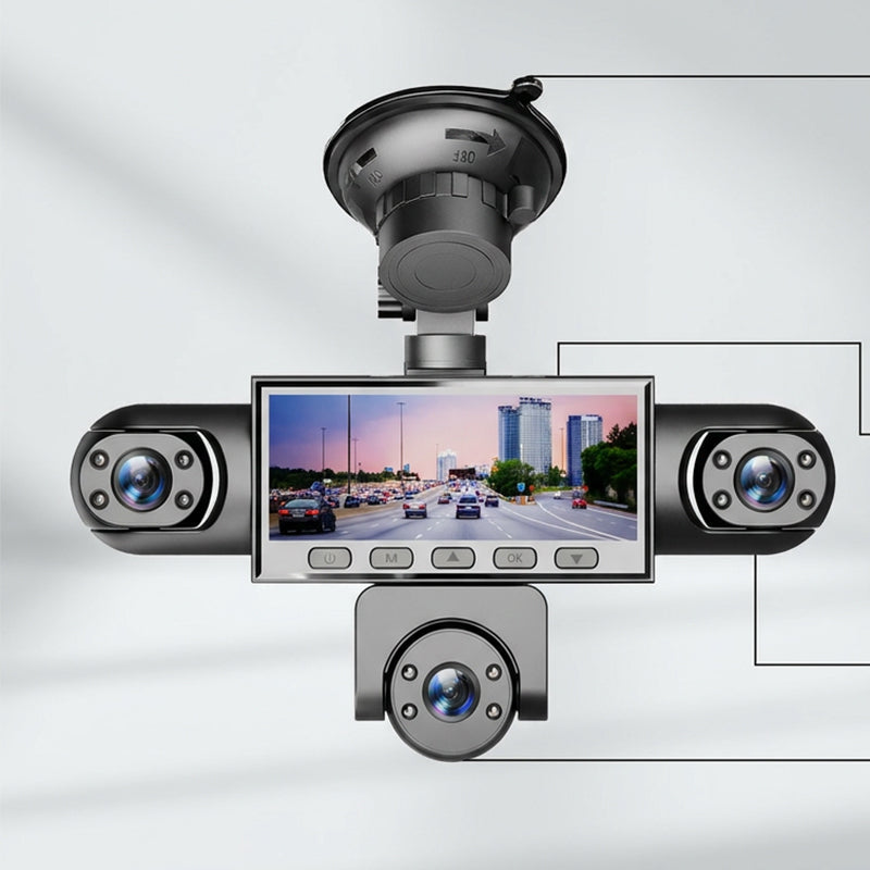 ⏰HD 1080P Multi-Lens Dash Cam with Night Vision