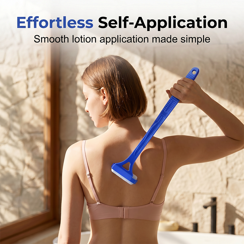 🔥Hot Sale 50% OFF🔥 Stop Twisting Like a Pretzel! Long Reach Back Applicator Roller – Lotion & Sunscreen, Solo ✨