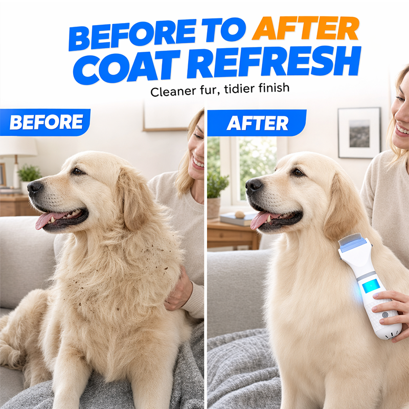 🥳2026 HOT SALE🥳💞50K+ SOLD!🏠Electric Flea Comb for Pets