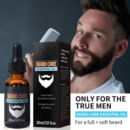 ✨ Beard Care Essential Oil – Fast-Absorb, Non-Greasy, Nourishes Skin & Beard🌿