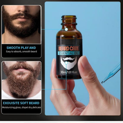 ✨ Beard Care Essential Oil – Fast-Absorb, Non-Greasy, Nourishes Skin & Beard🌿