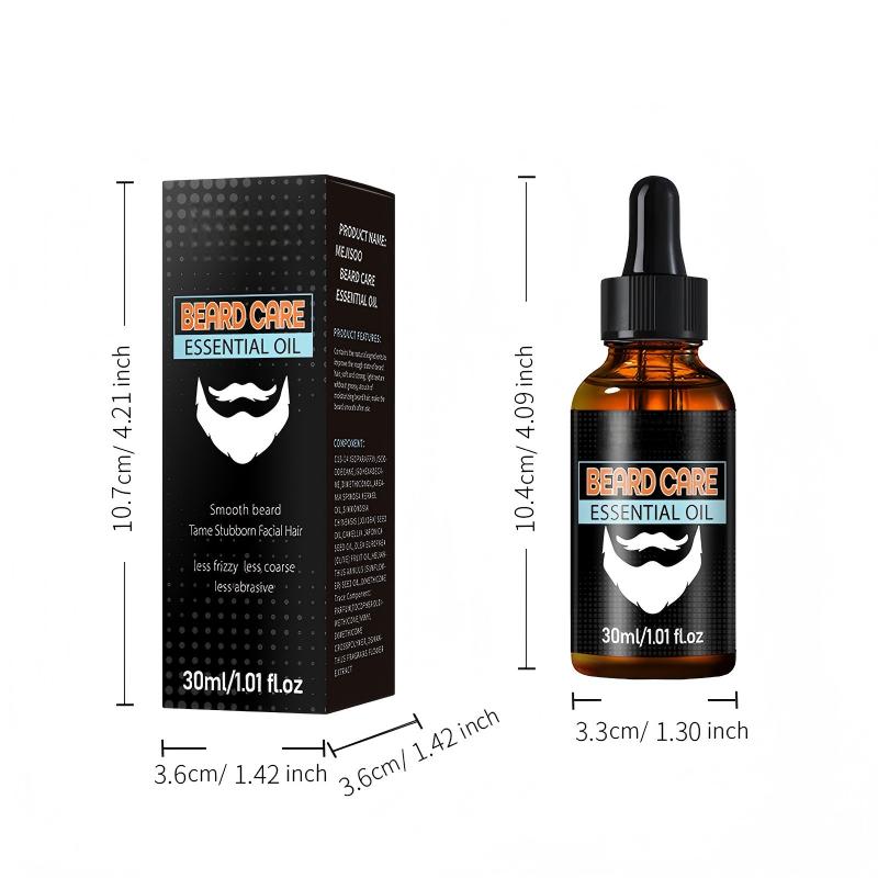 ✨ Beard Care Essential Oil – Fast-Absorb, Non-Greasy, Nourishes Skin & Beard🌿